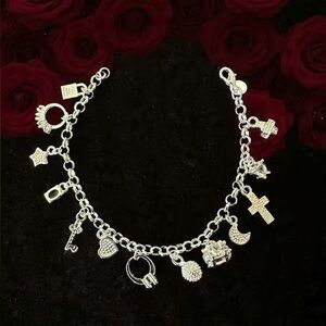 925 Sterling Silver charm bracelet